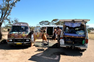 Camping entre vans