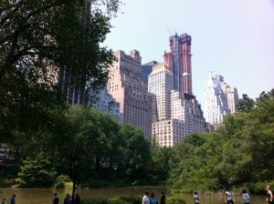 La fraîcheur de Central Park