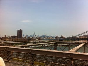 La ville de New York debout
