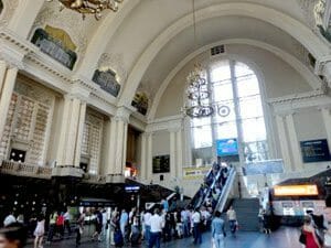 Gare de Kiev en Ukraine