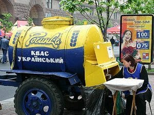 Kvas boisson locale ukrainienne