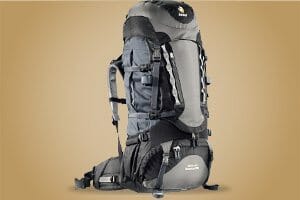 Matériel pour un voyage sac à dos